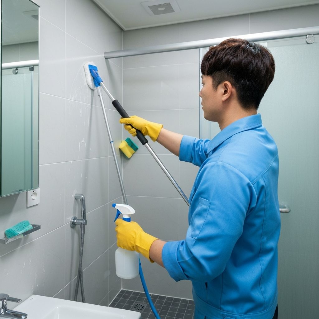 욕실 청소